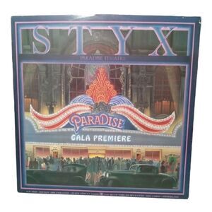 Styx Paradise Theater Gala Premiere LP Vinyl Record Album 1980 A&M Records